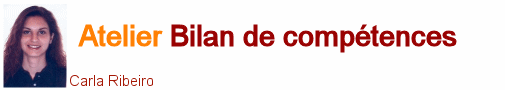 Atelier Bilan de comp�tences