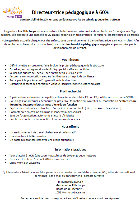 Image de Recherche Directrice ou Directeur Pédagogique