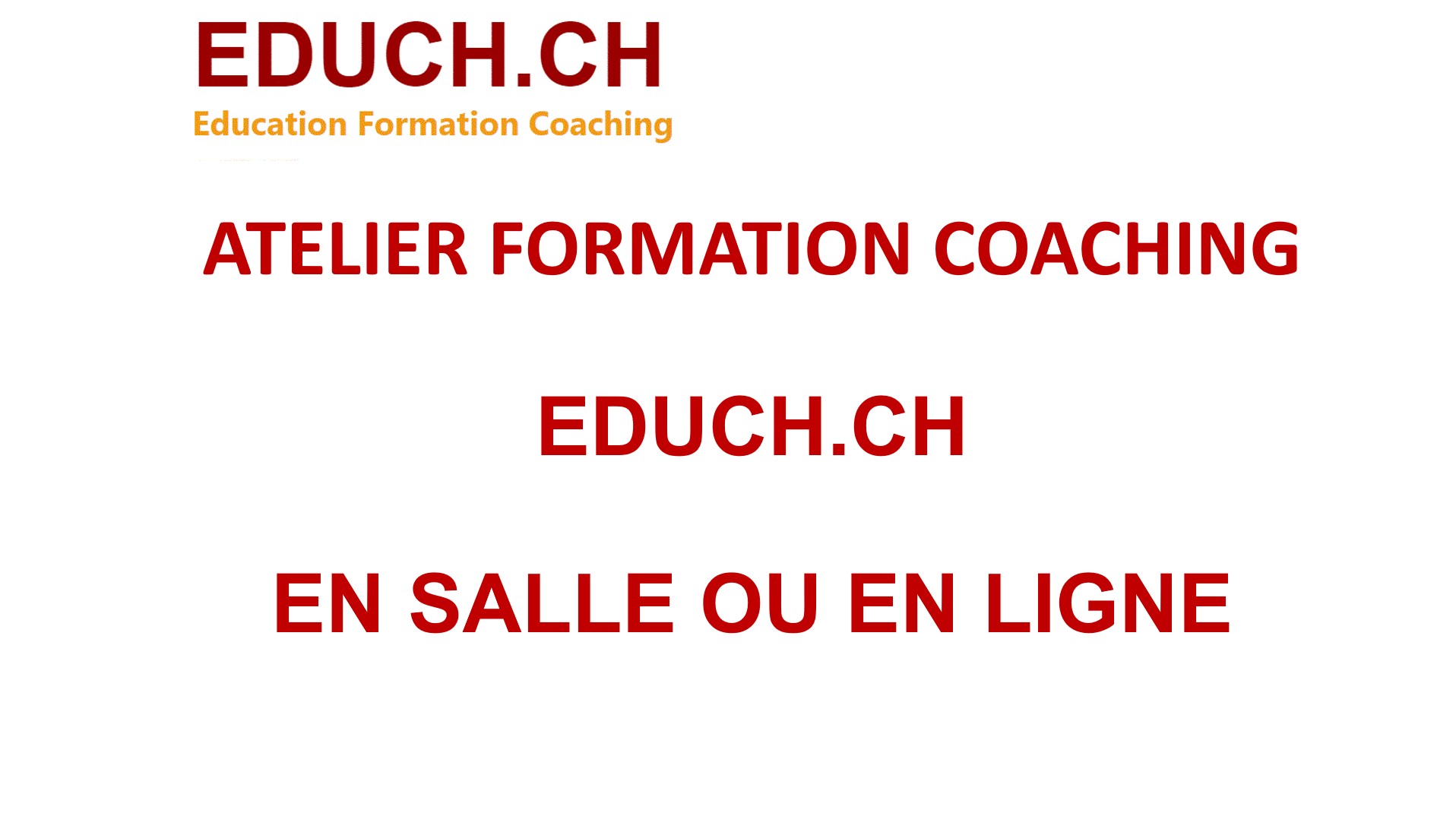 Image de Atelier - formation - coaching educh.ch en salle et online