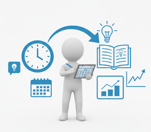 Art du temps et apprentissage en coaching individuel 