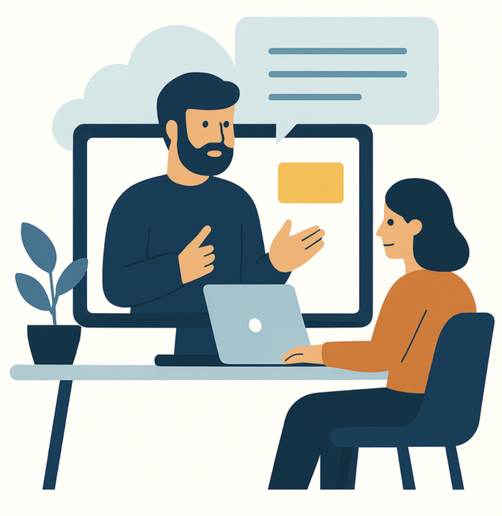 Illustration cours en ligne Educh.ch