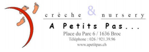 Logo de crèche et nursery A Petits Pas