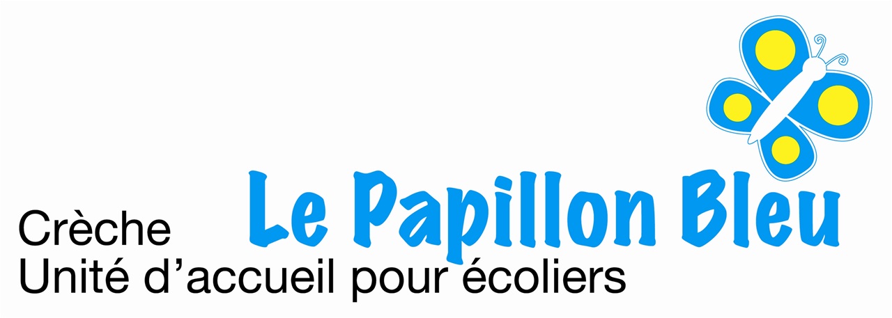 Logo de Crèche - Uape Le Papillon Bleu