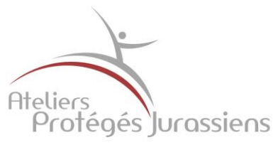 Logo de Ateliers protégés jurassiens les castors